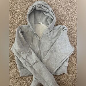 Brandy Melville Cropped Zip-Up